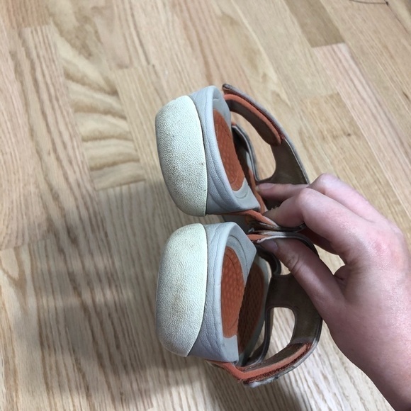 Dansko Orange Slip On Sandals Sz 36 Open Toe - Picture 5 of 7